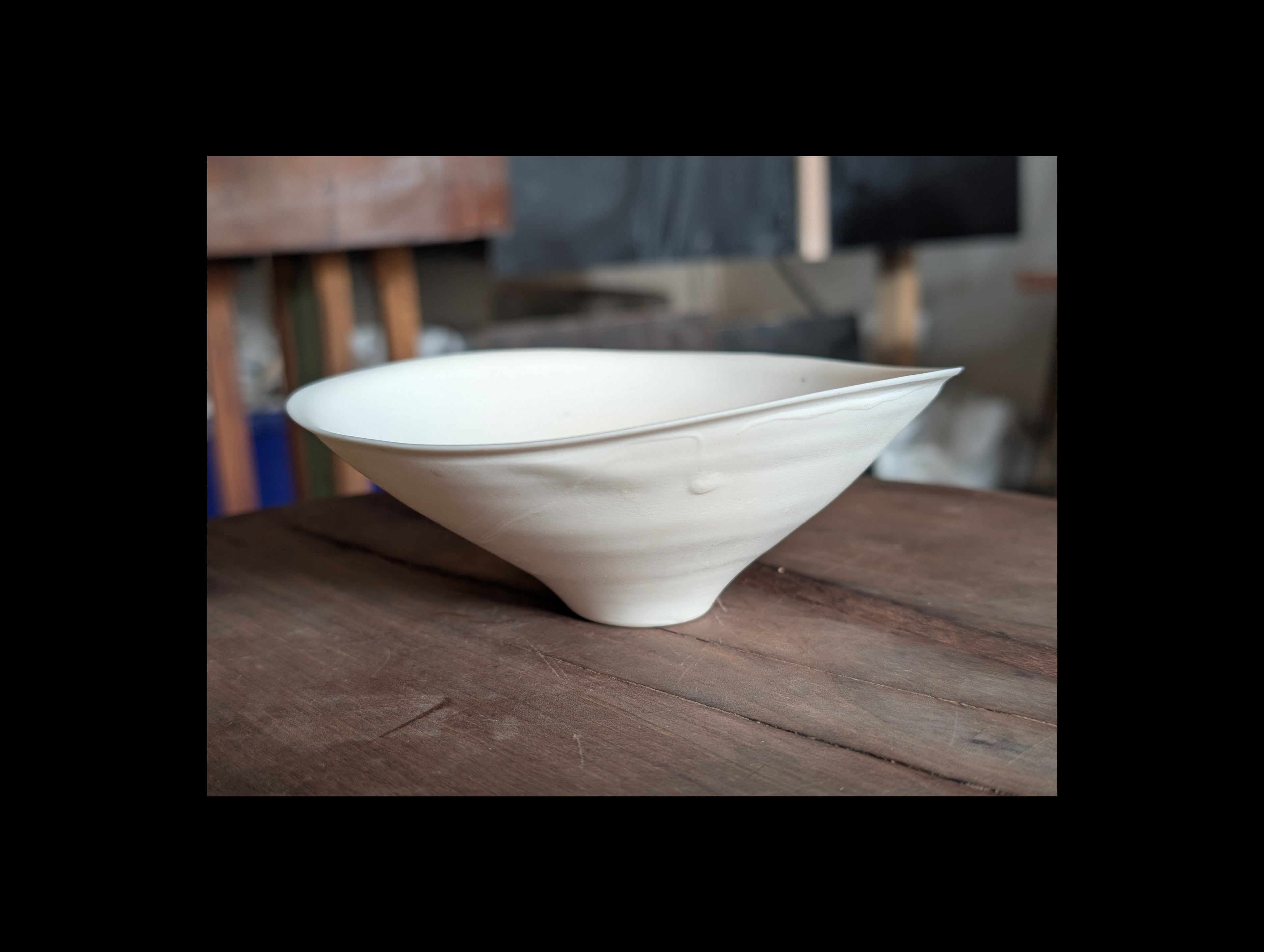 Large Summer Bowl — White Porcelain