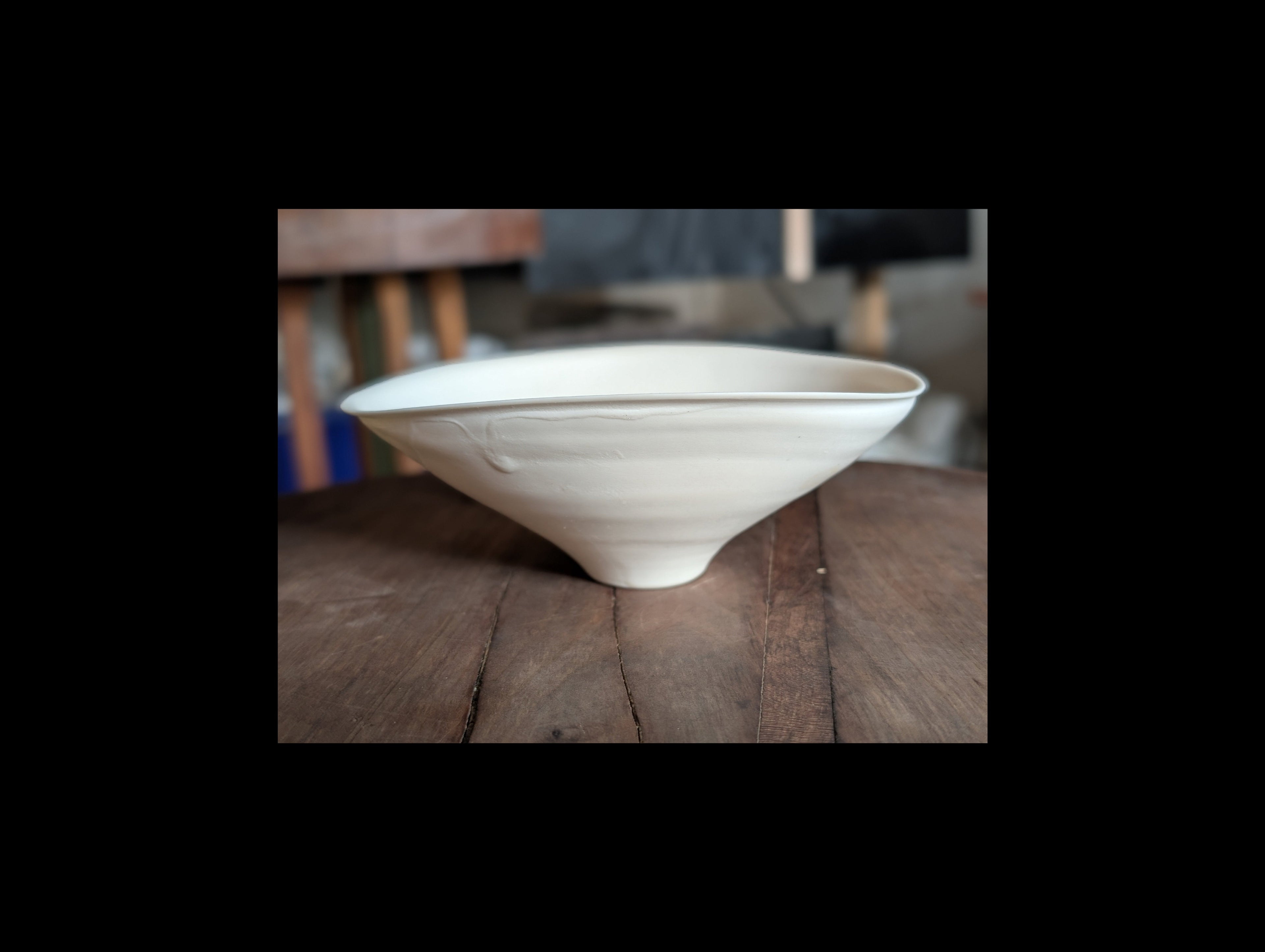 Large Summer Bowl — White Porcelain