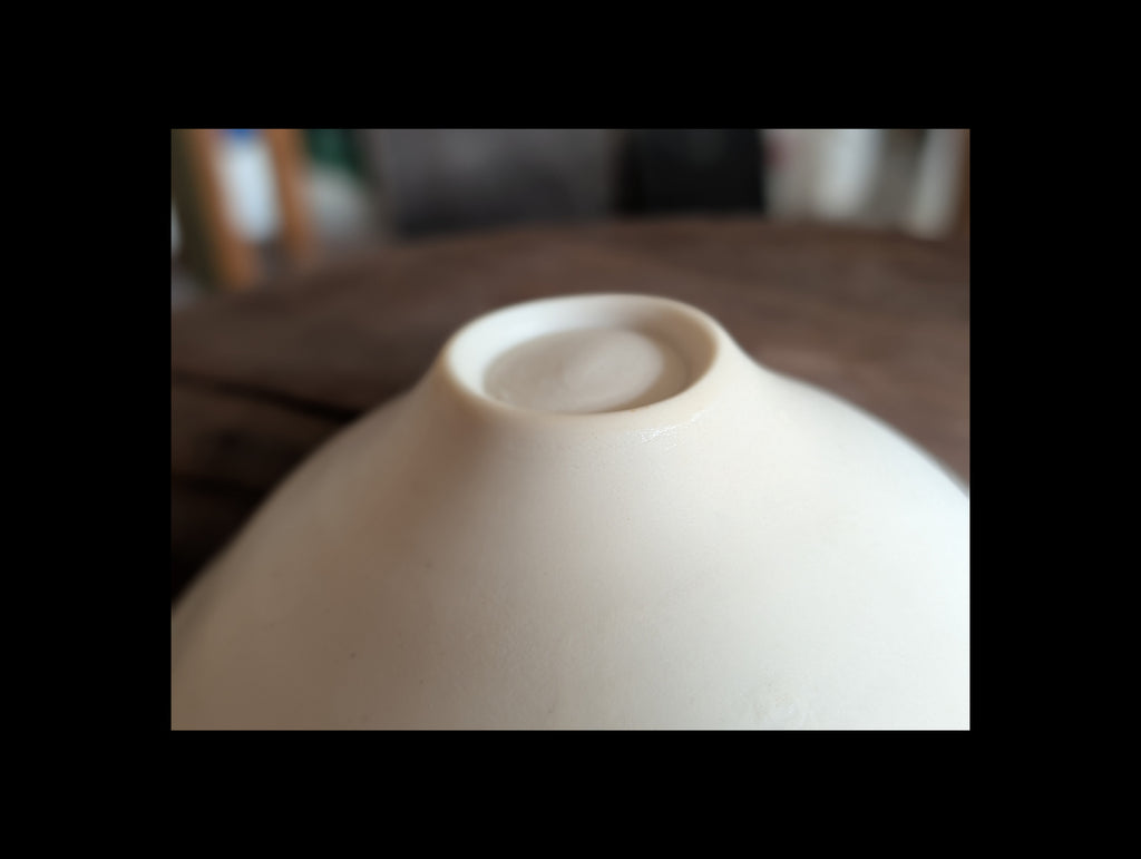 Large Summer Bowl — White Porcelain