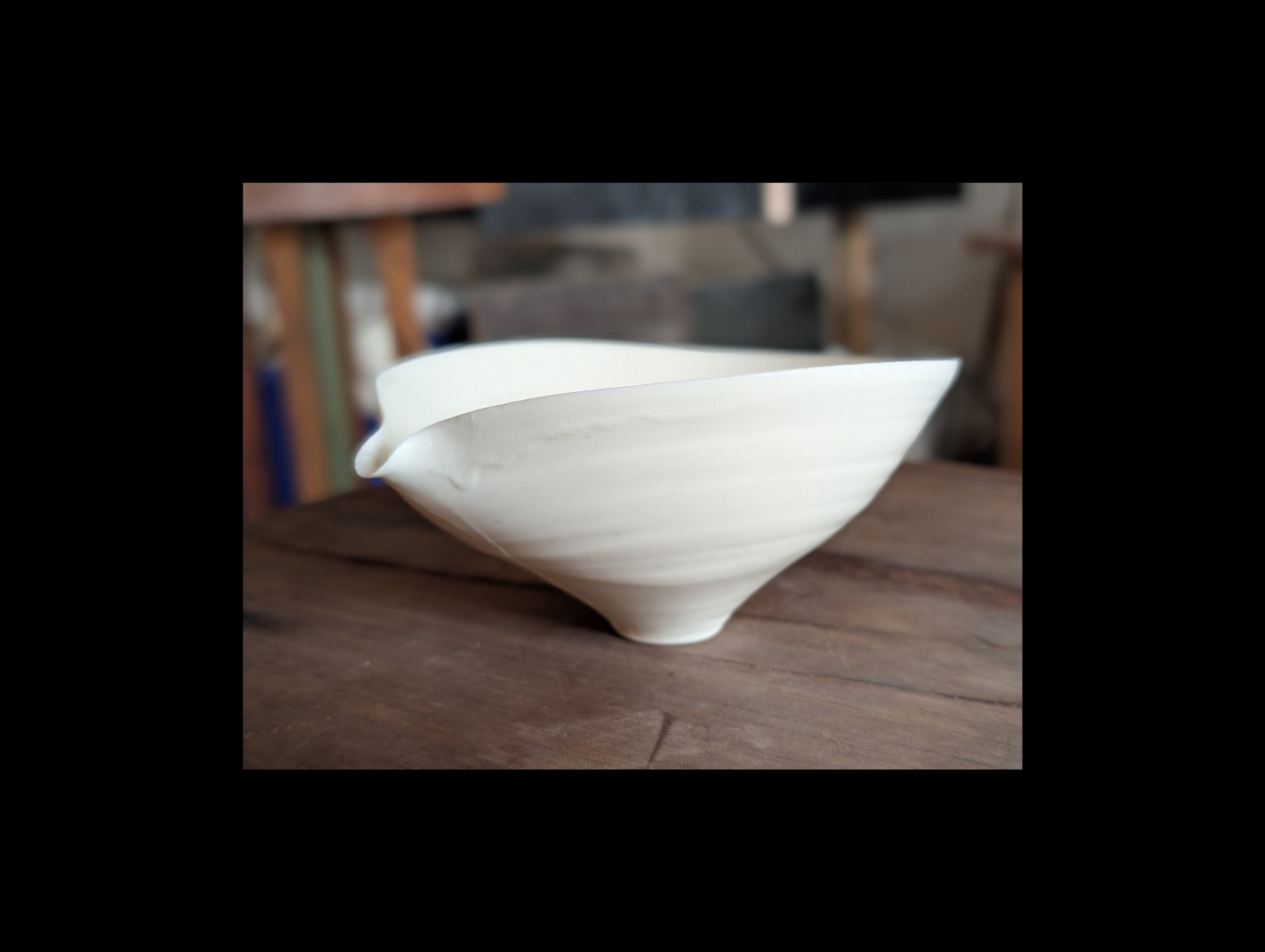 Open Chahai — White Porcelain