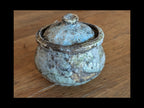 Hohin in granitic porcelain, double firing, including high-temperature charcoal firing.