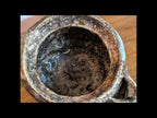 Hohin in granitic porcelain, double firing, including one charcoal firing.