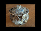 Hohin in granitic porcelain, double firing, including one charcoal firing.