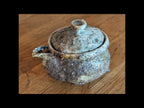 Hohin in granitic porcelain, double firing, including one charcoal firing.