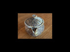 Hohin in granitic porcelain, double firing, including one charcoal firing.