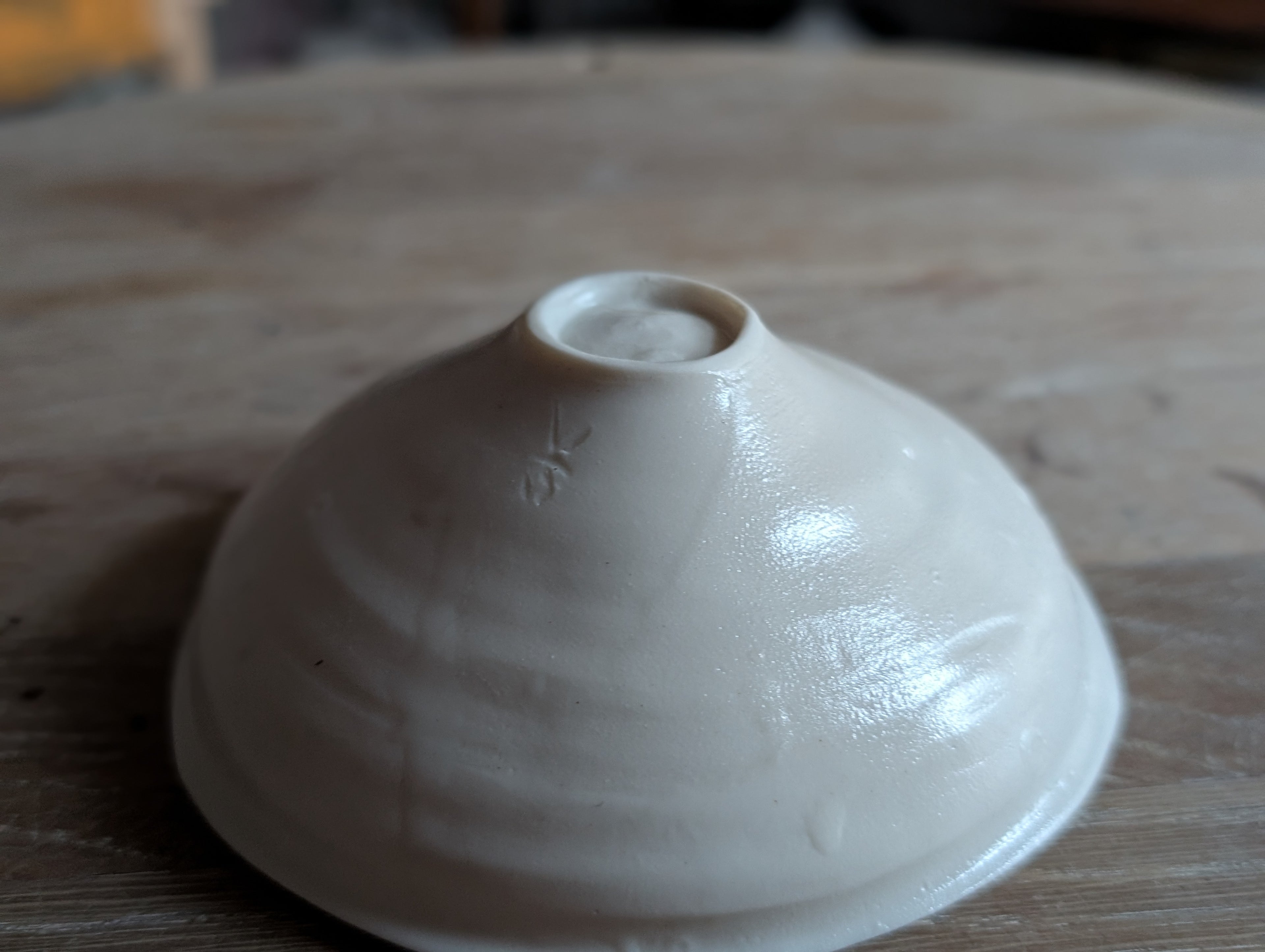 Ceremonial porcelain tea cup